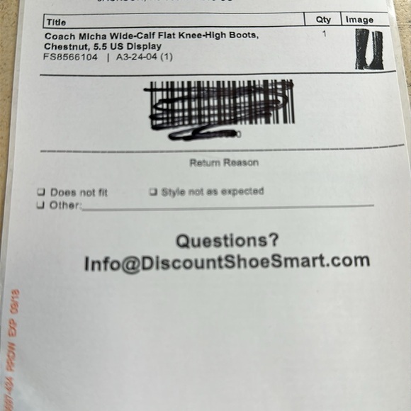 Coach Micha Cheatnut Brown Leather Buckle Riding Boots Size 5.5 Wide Calf - Picture 3 of 10